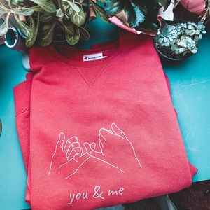 YOU & ME champion crewneck